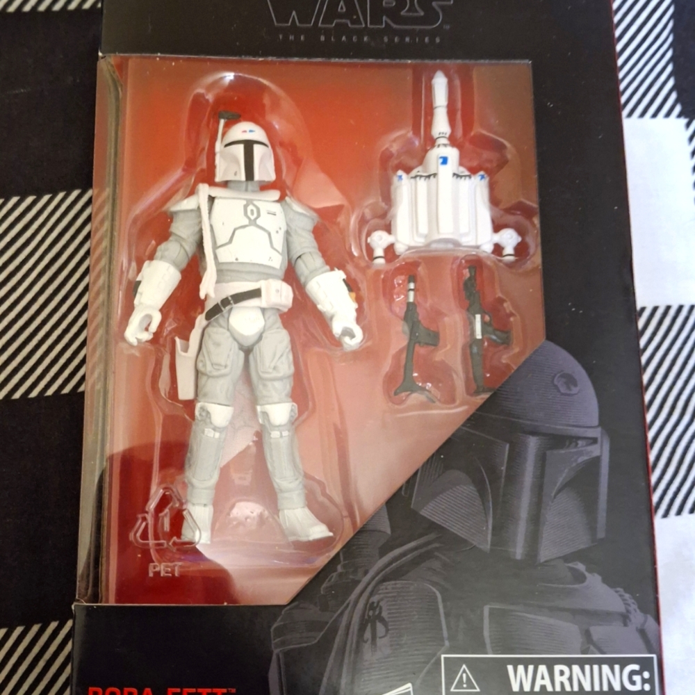 Star Wars The Black Series Boba Fett Action Figure - White and Gray